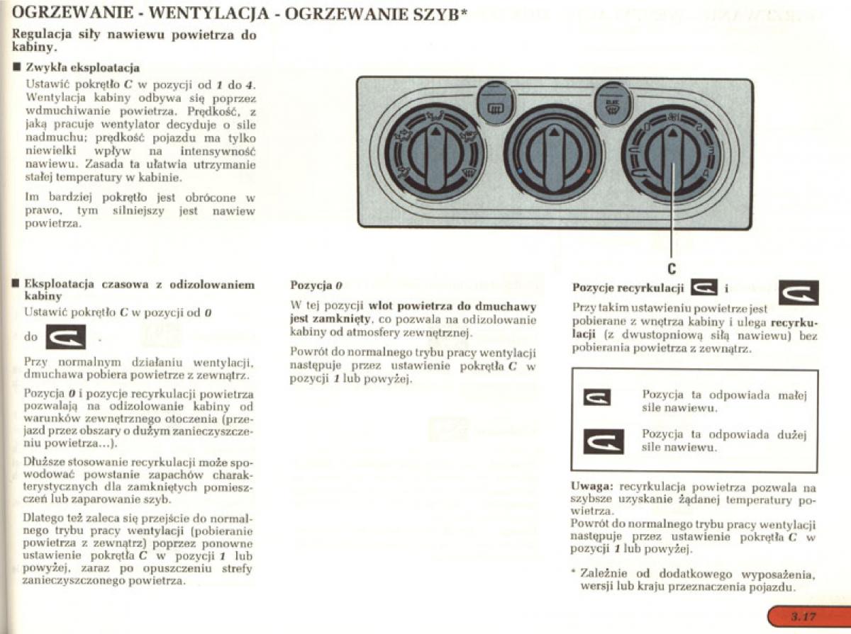 manual  Renault Laguna I 1 instrukcja / page 88