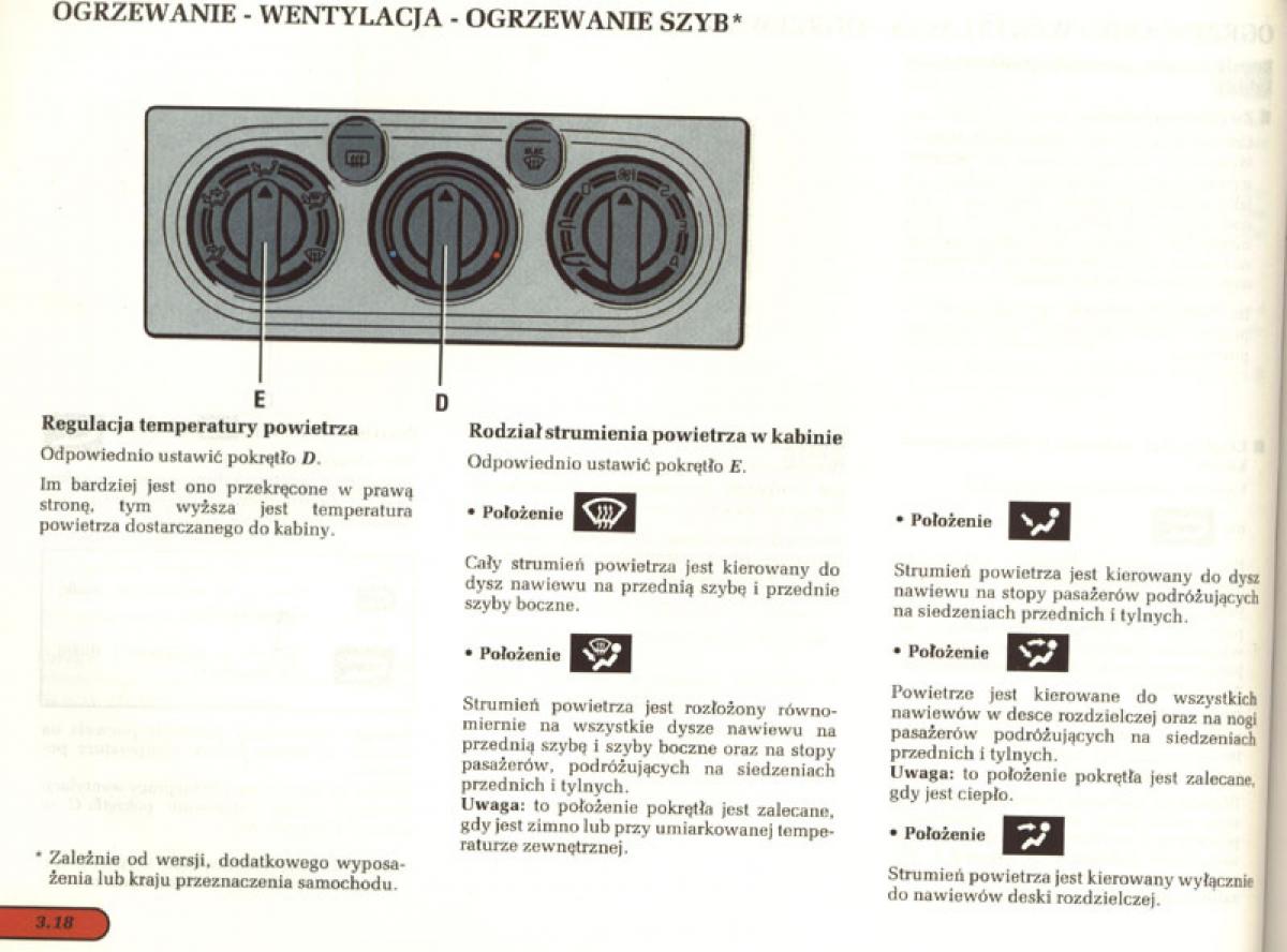 manual  Renault Laguna I 1 instrukcja / page 89