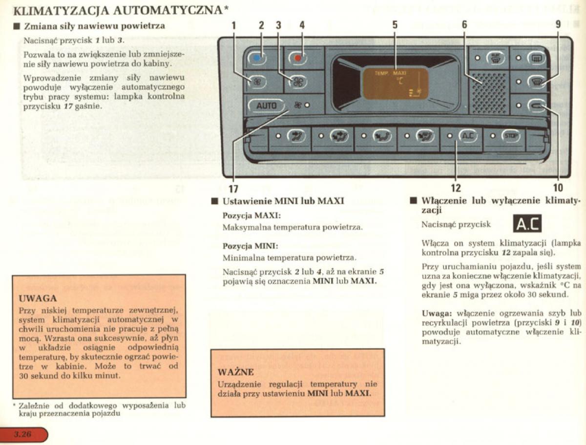 manual  Renault Laguna I 1 instrukcja / page 97