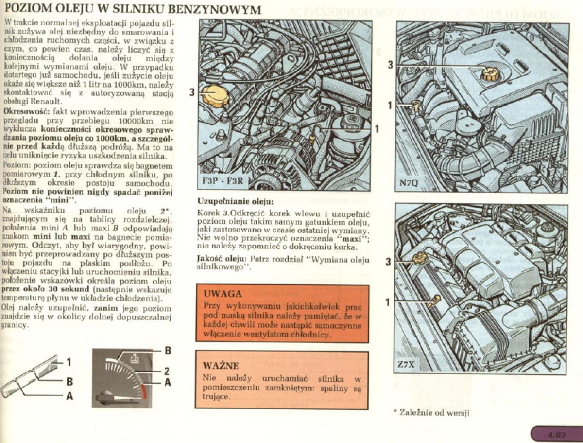 manual  Renault Laguna I 1 instrukcja / page 102