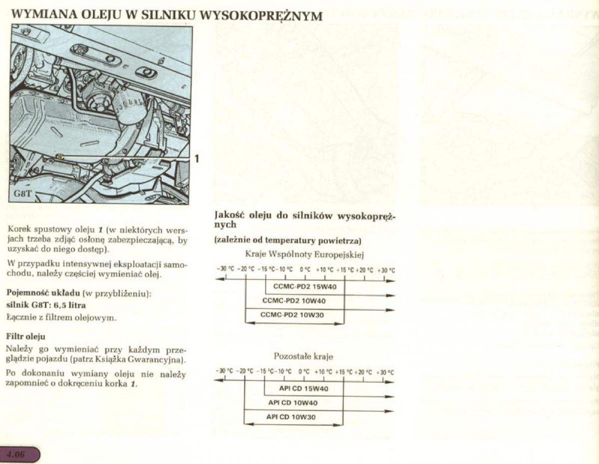 manual  Renault Laguna I 1 instrukcja / page 105