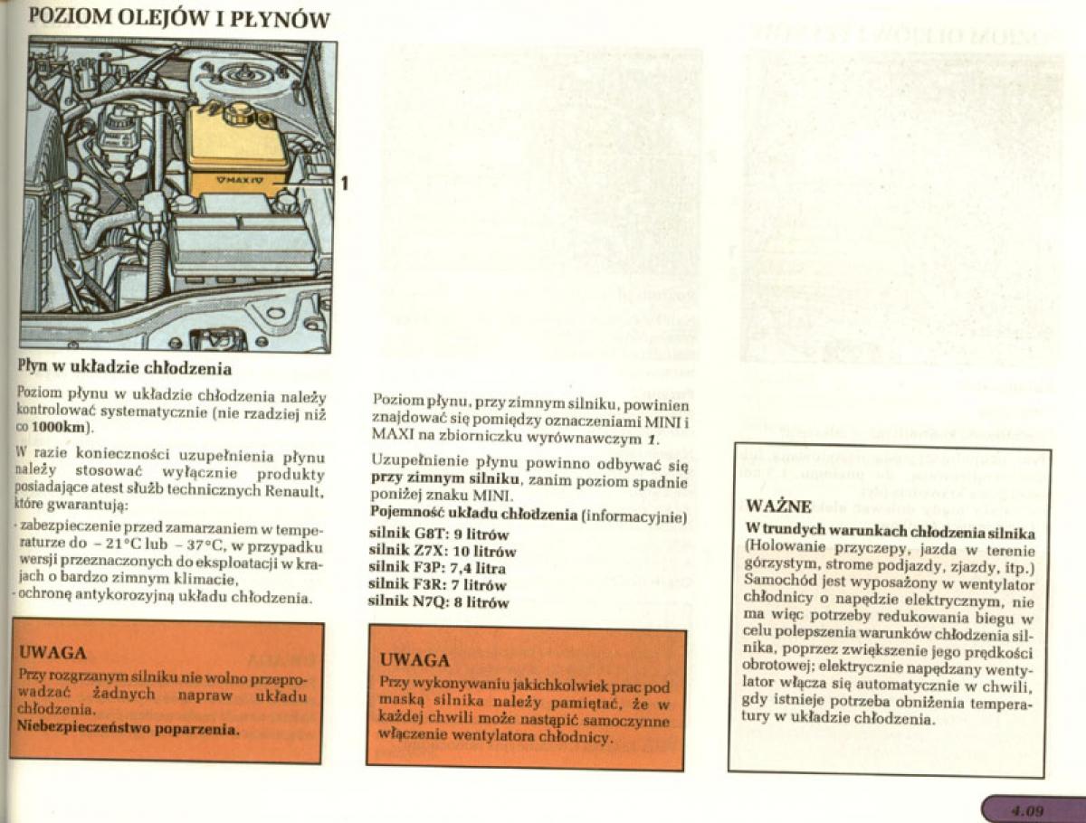 manual  Renault Laguna I 1 instrukcja / page 108