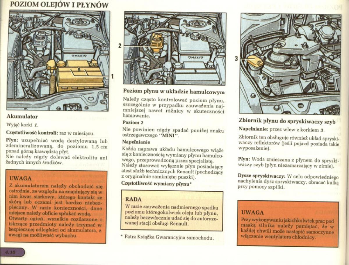 manual  Renault Laguna I 1 instrukcja / page 109