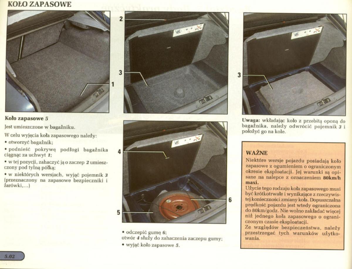 manual  Renault Laguna I 1 instrukcja / page 115