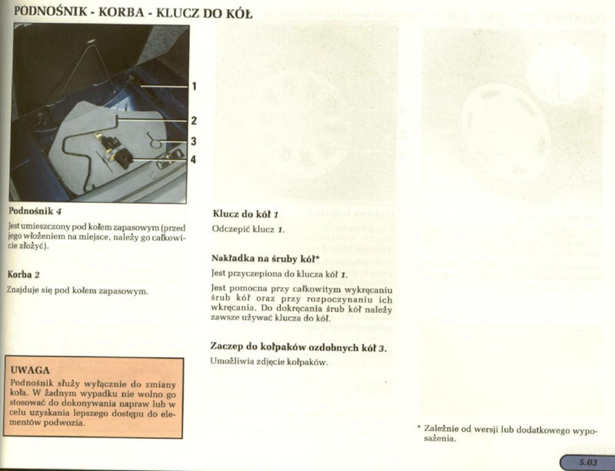 manual  Renault Laguna I 1 instrukcja / page 116