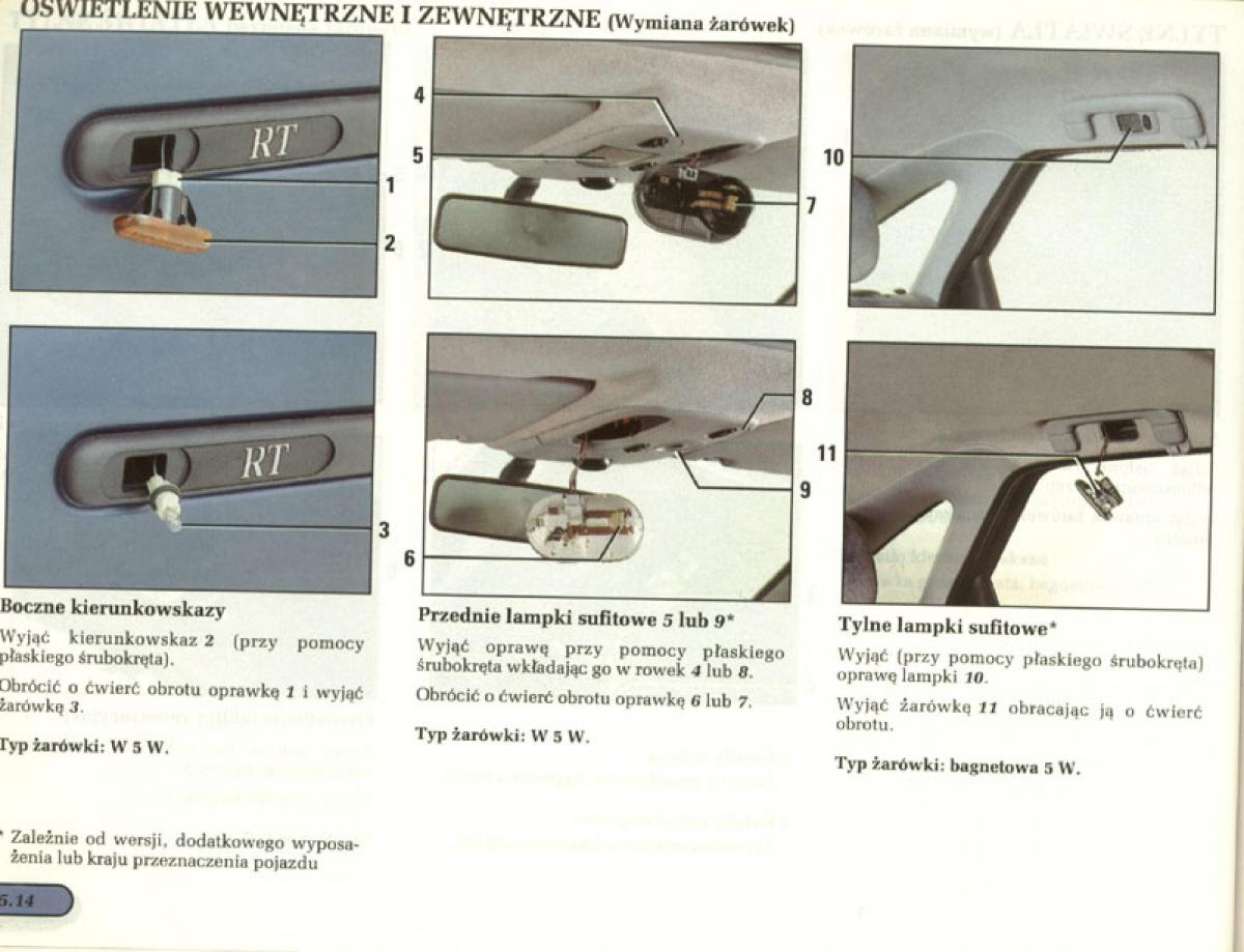 manual  Renault Laguna I 1 instrukcja / page 127