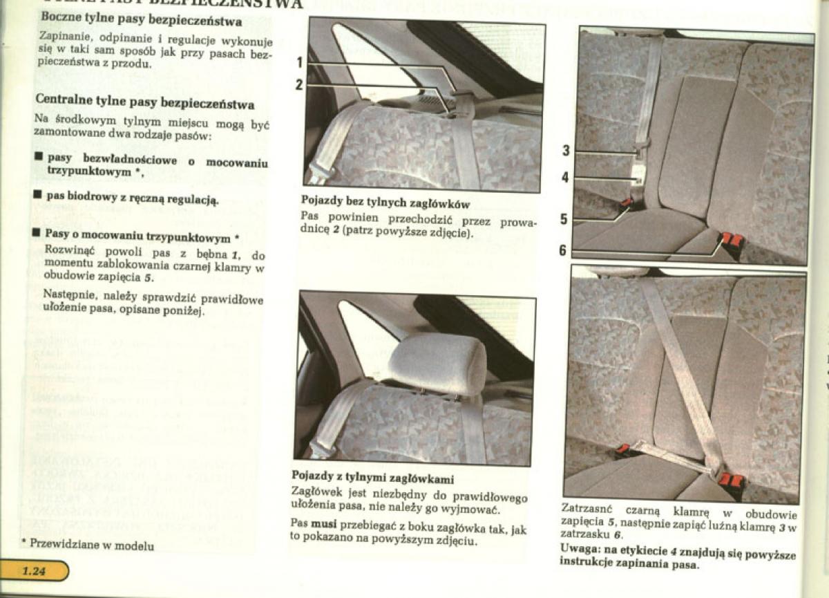 manual  Renault Laguna I 1 instrukcja / page 26