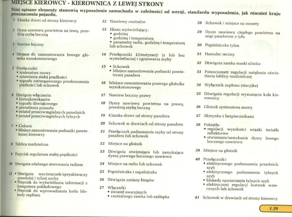 manual  Renault Laguna I 1 instrukcja / page 30