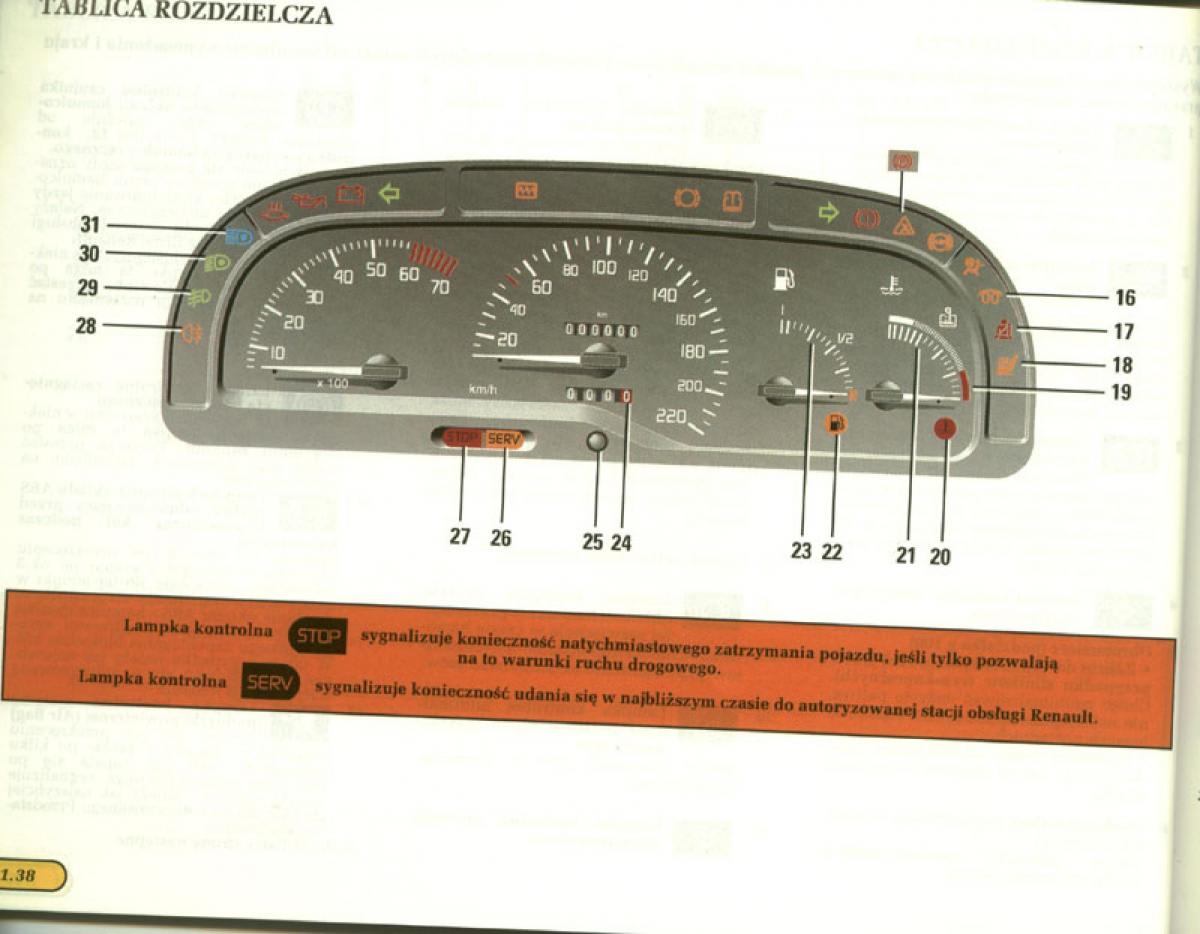 manual  Renault Laguna I 1 instrukcja / page 39