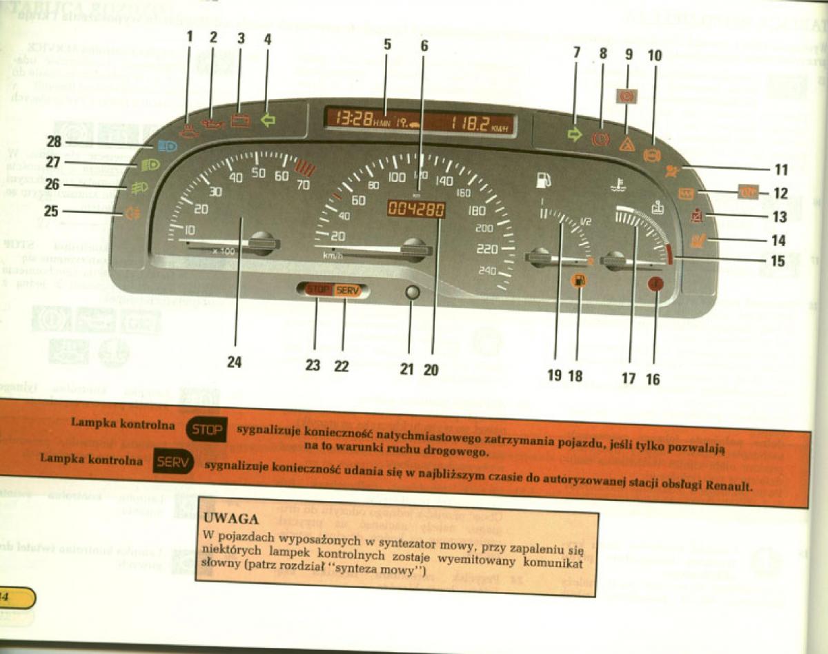 manual  Renault Laguna I 1 instrukcja / page 45