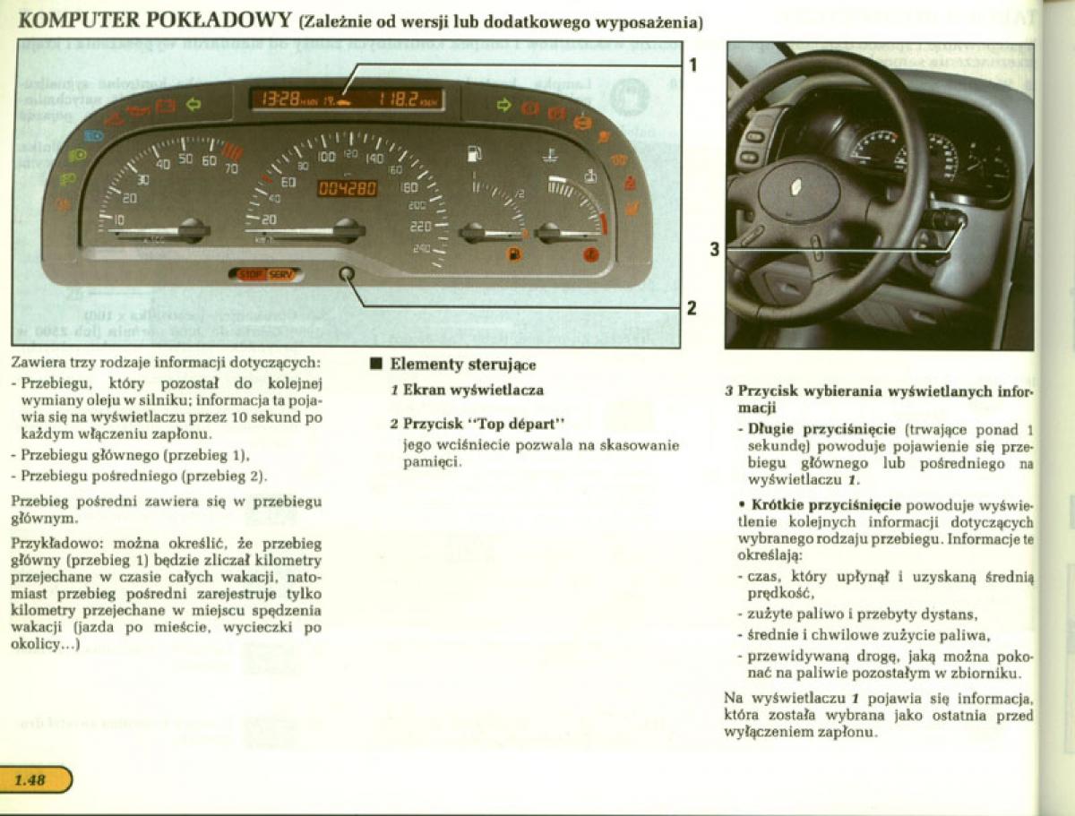 manual  Renault Laguna I 1 instrukcja / page 49