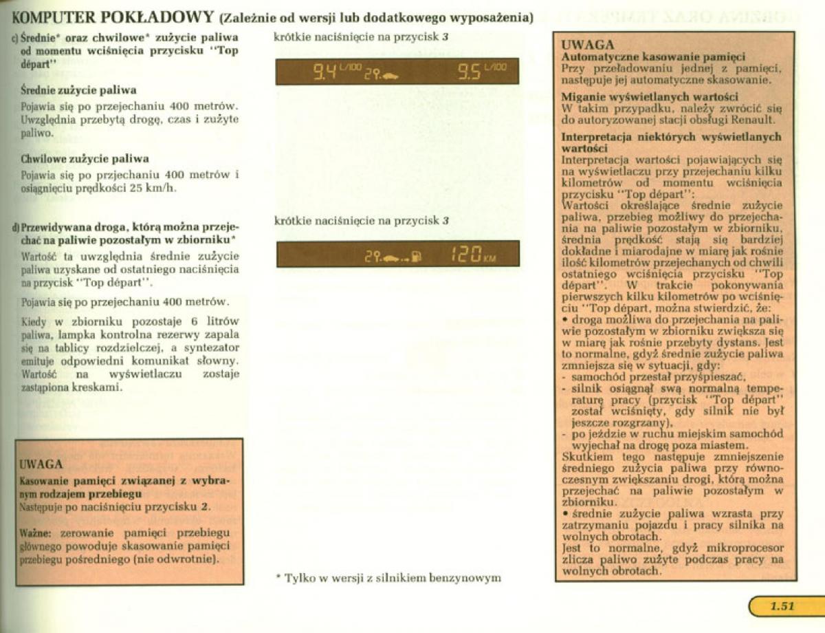 manual  Renault Laguna I 1 instrukcja / page 52