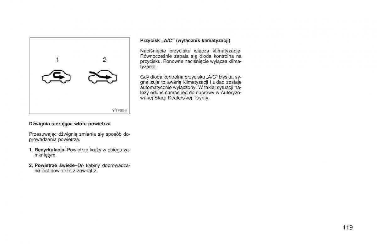 Toyota Land Cruiser J90 instrukcja obslugi / page 126