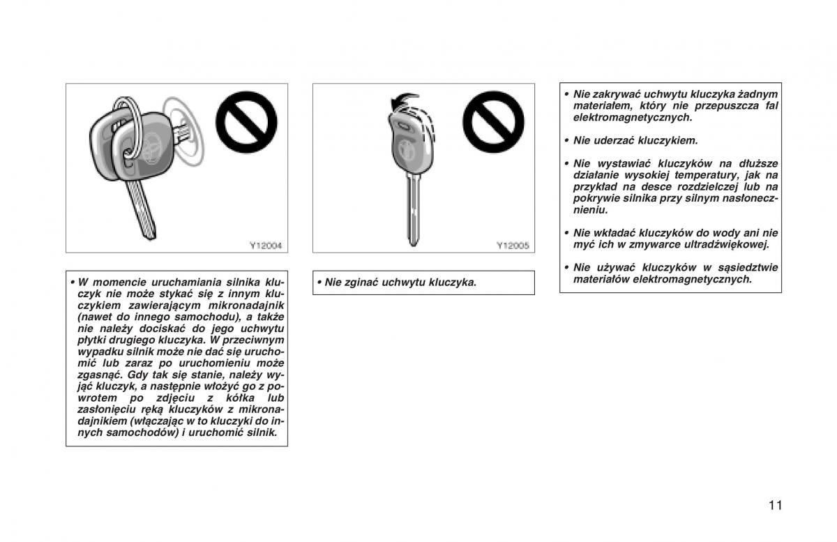 manual  Toyota Land Cruiser J90 instrukcja / page 18