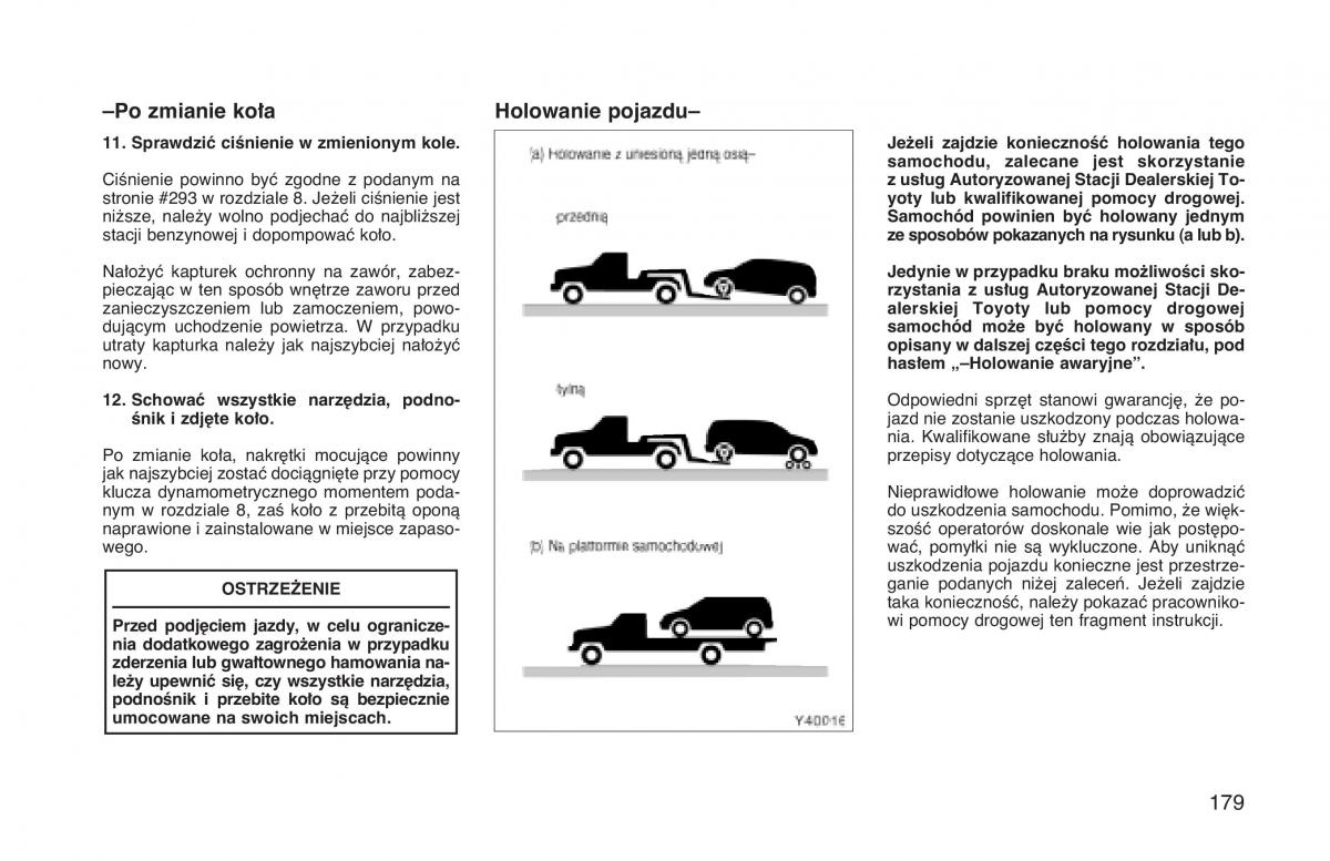 Toyota Land Cruiser J90 instrukcja obslugi / page 186