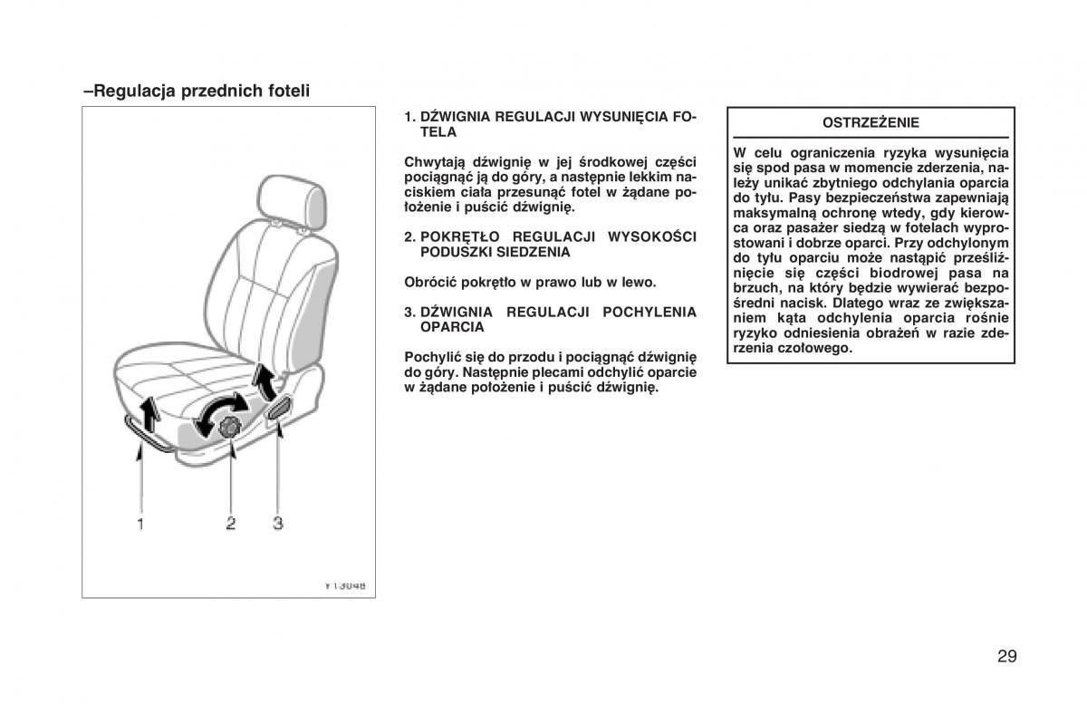 Toyota Land Cruiser J90 instrukcja obslugi / page 36