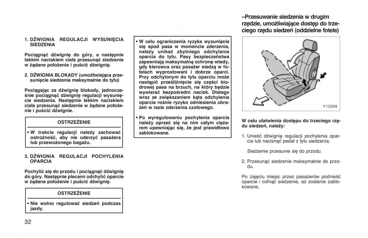 Toyota Land Cruiser J90 instrukcja obslugi / page 39