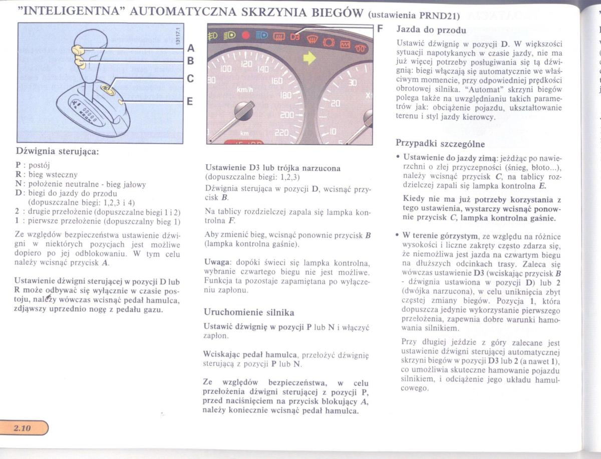 Renault Scenic I 1 instrukcja obslugi / page 60