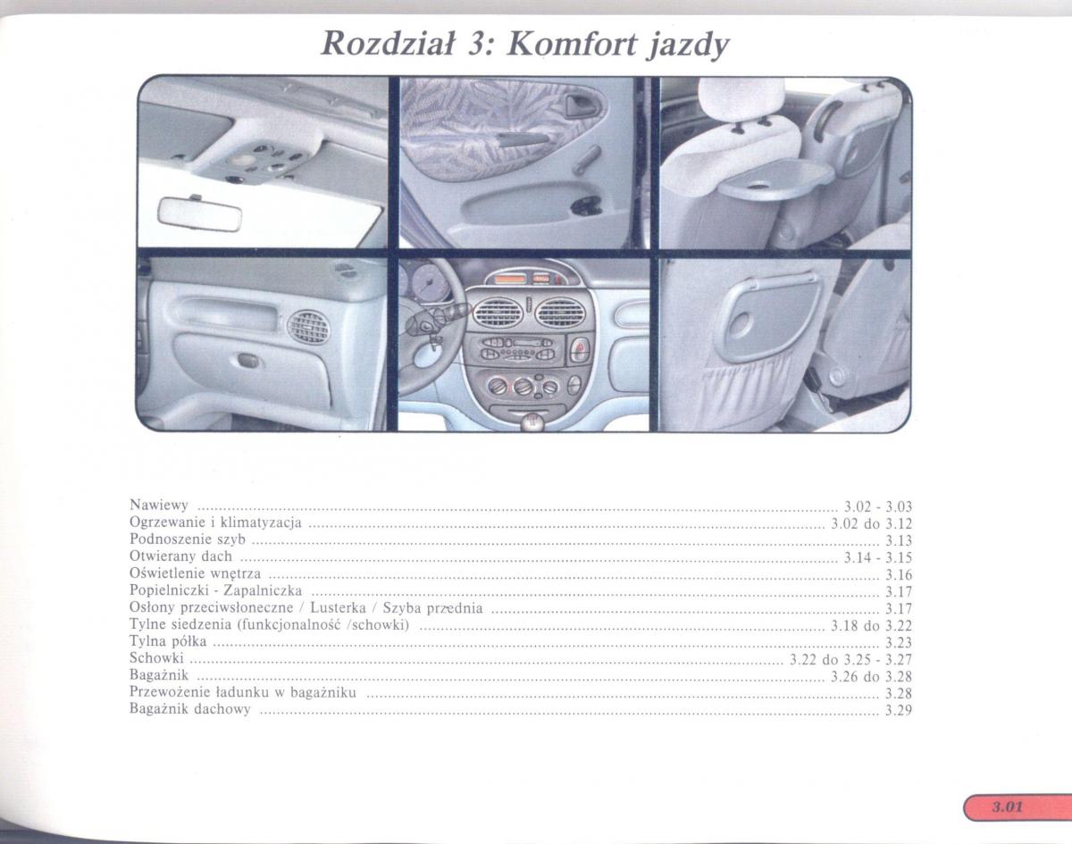 Renault Scenic I 1 instrukcja obslugi / page 63