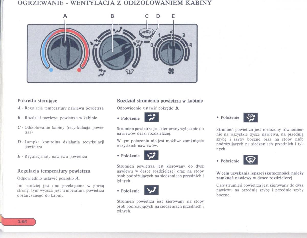 Renault Scenic I 1 instrukcja obslugi / page 68