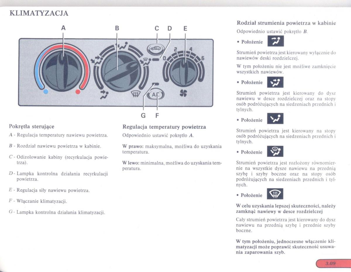 Renault Scenic I 1 instrukcja obslugi / page 71