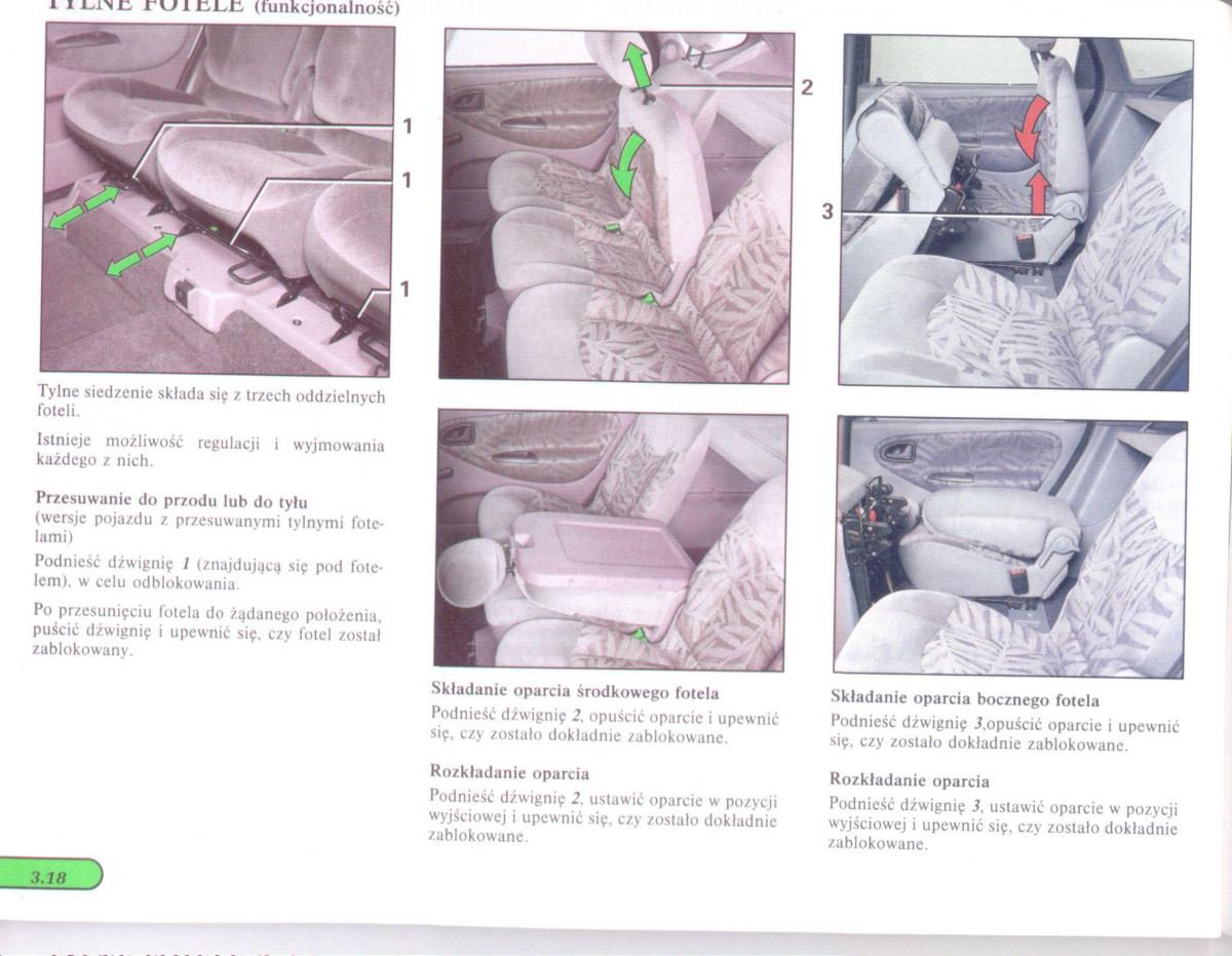 Renault Scenic I 1 instrukcja obslugi / page 80