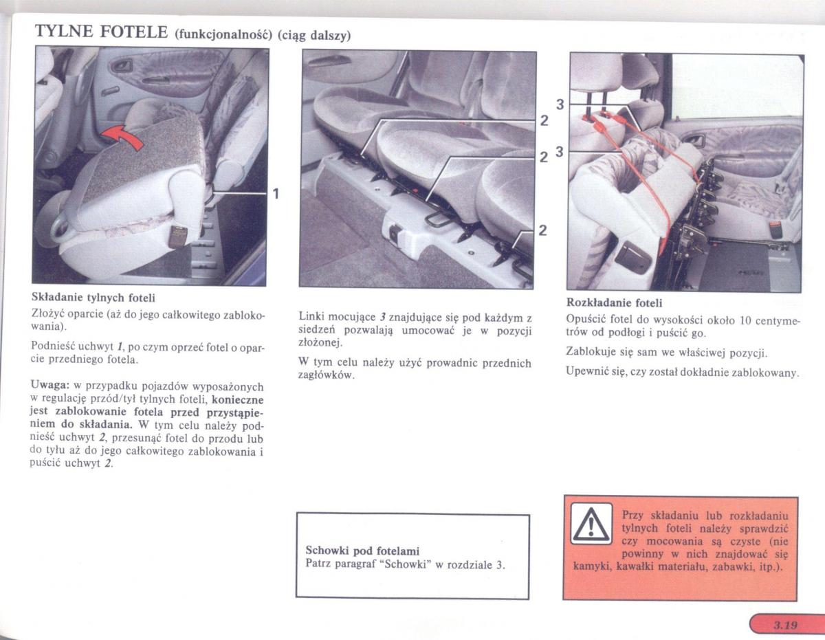 Renault Scenic I 1 instrukcja obslugi / page 81