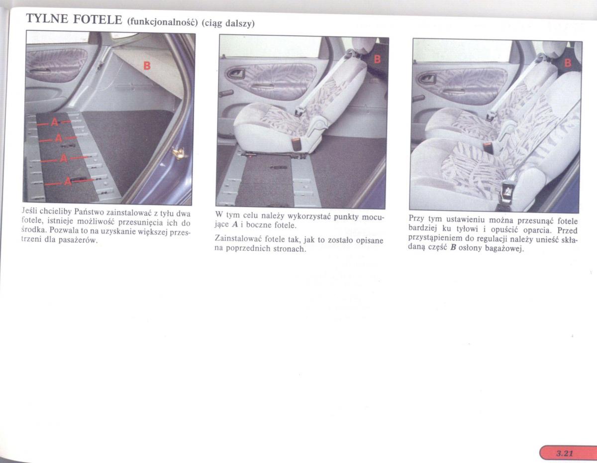 Renault Scenic I 1 instrukcja obslugi / page 83