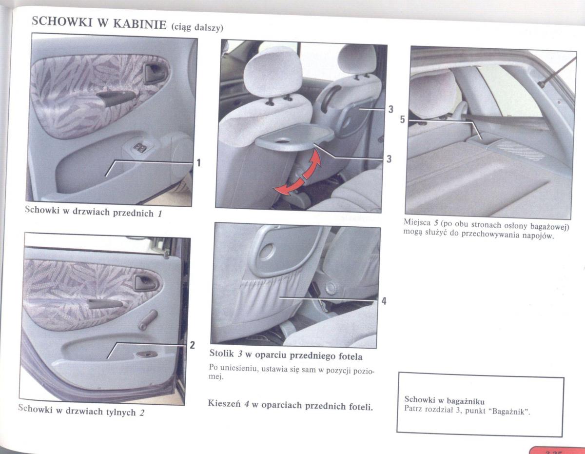 Renault Scenic I 1 instrukcja obslugi / page 87