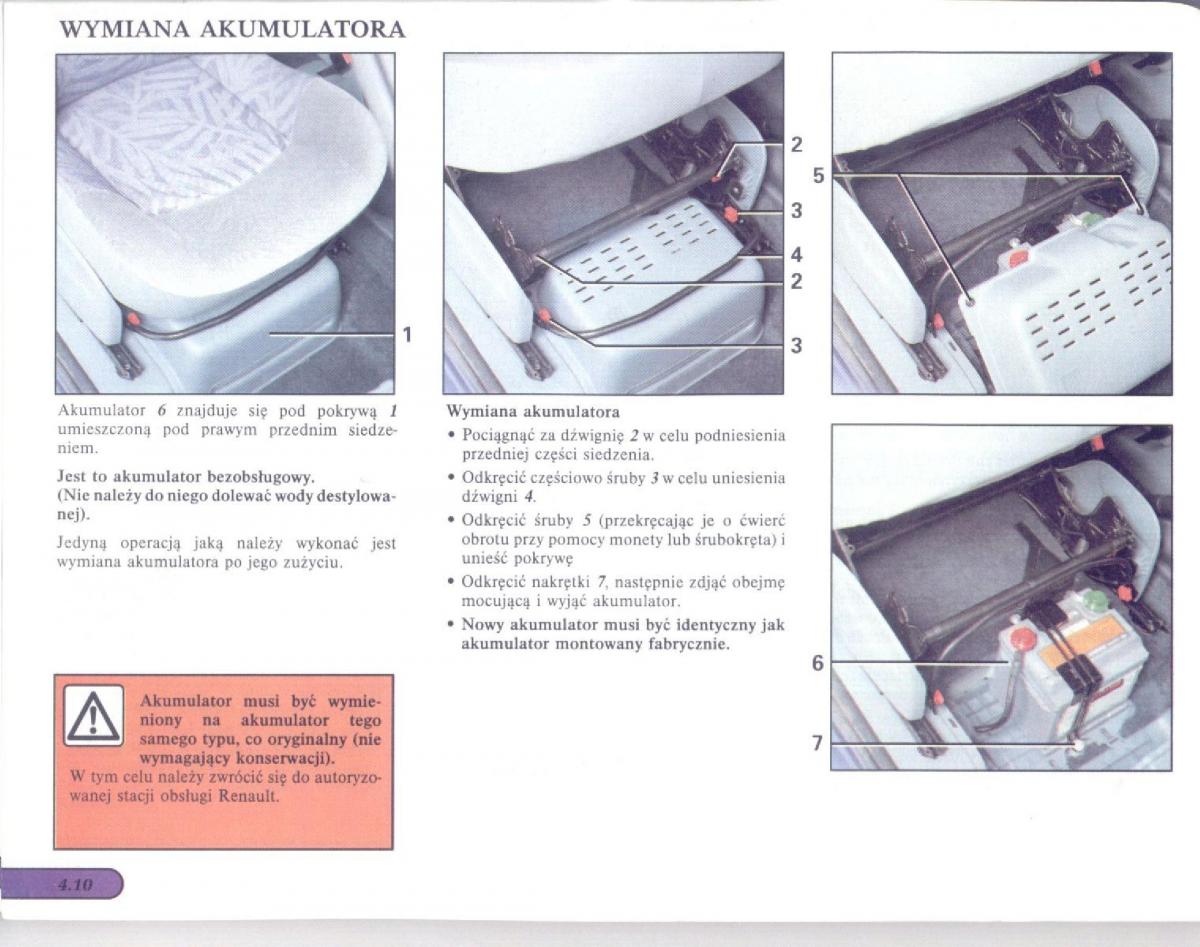 Renault Scenic I 1 instrukcja obslugi / page 101