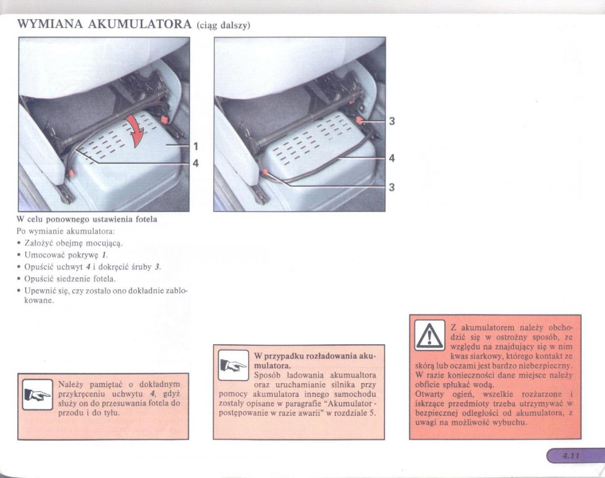 Renault Scenic I 1 instrukcja obslugi / page 102