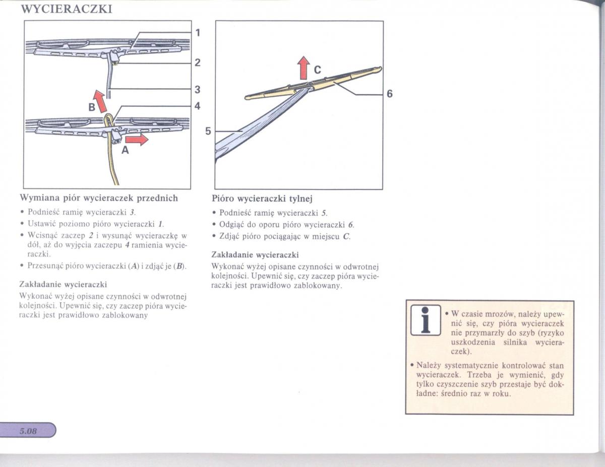 Renault Scenic I 1 instrukcja obslugi / page 113