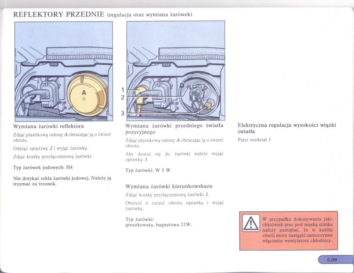 Renault Scenic I 1 instrukcja obslugi / page 114