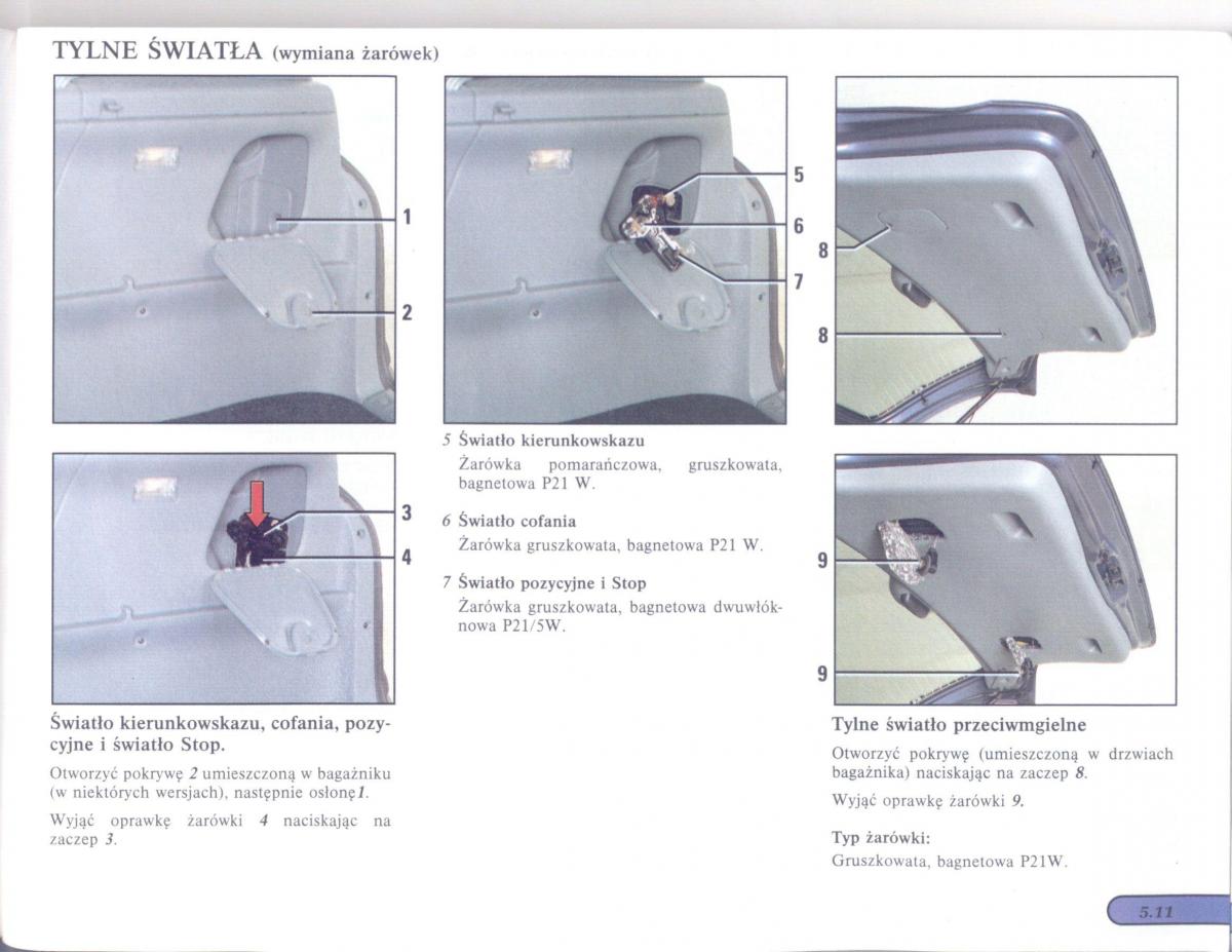 Renault Scenic I 1 instrukcja obslugi / page 116