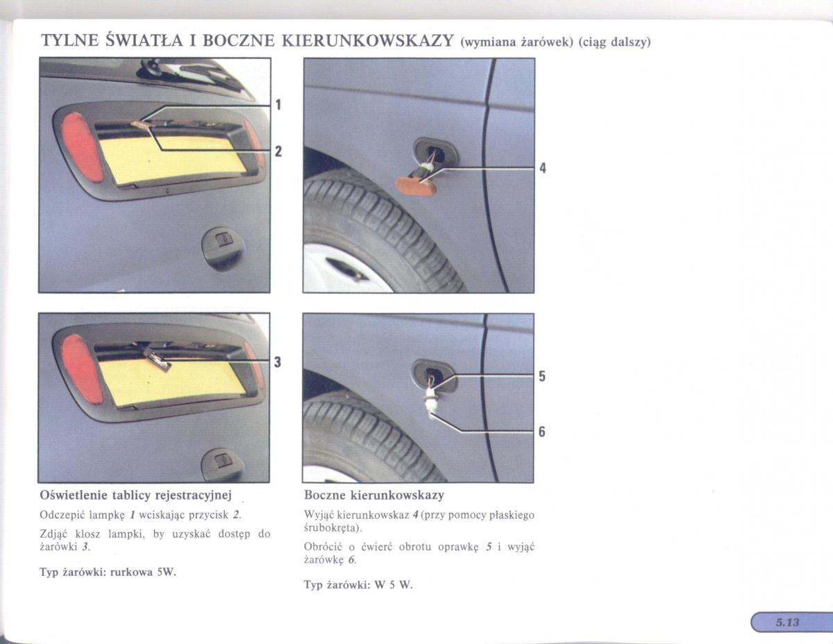 Renault Scenic I 1 instrukcja obslugi / page 118