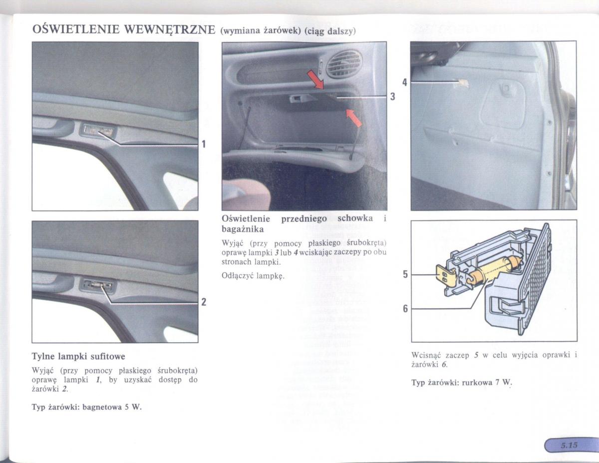 Renault Scenic I 1 instrukcja obslugi / page 120