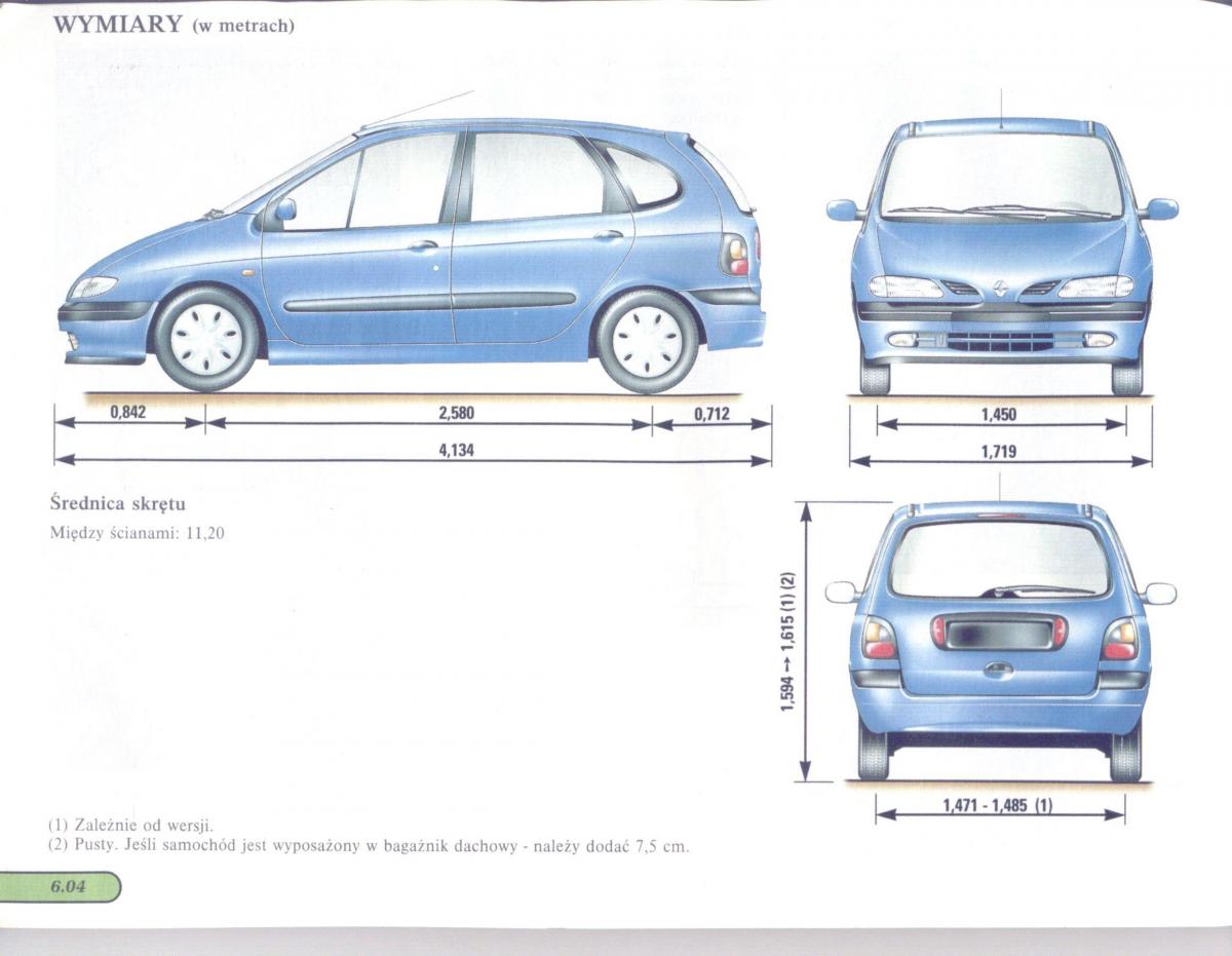 Renault Scenic I 1 instrukcja obslugi / page 137