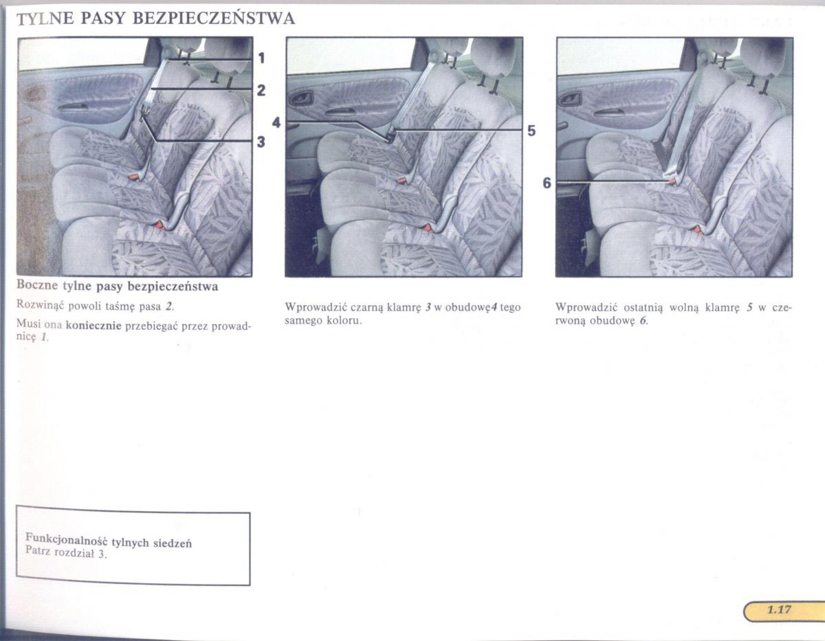 Renault Scenic I 1 instrukcja obslugi / page 23