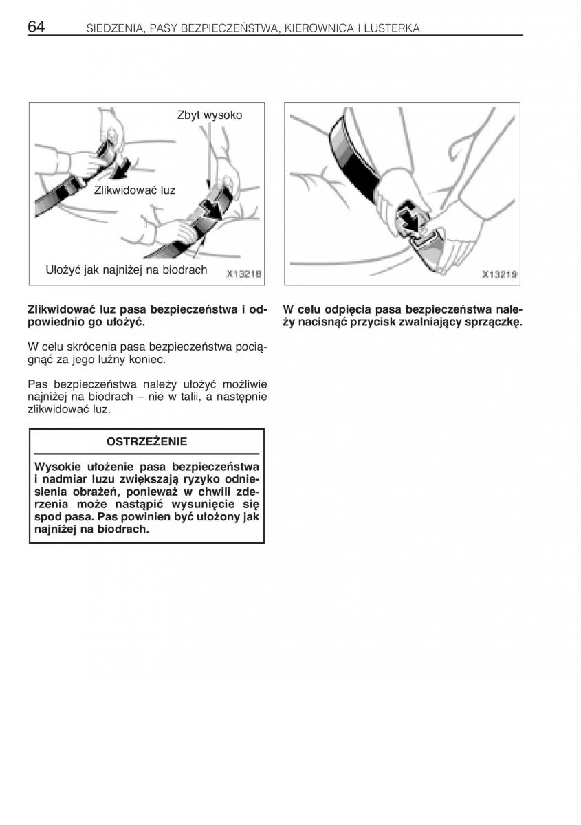 manual Toyota RAV4 Toyota Rav4 II 2 instrukcja / page 71