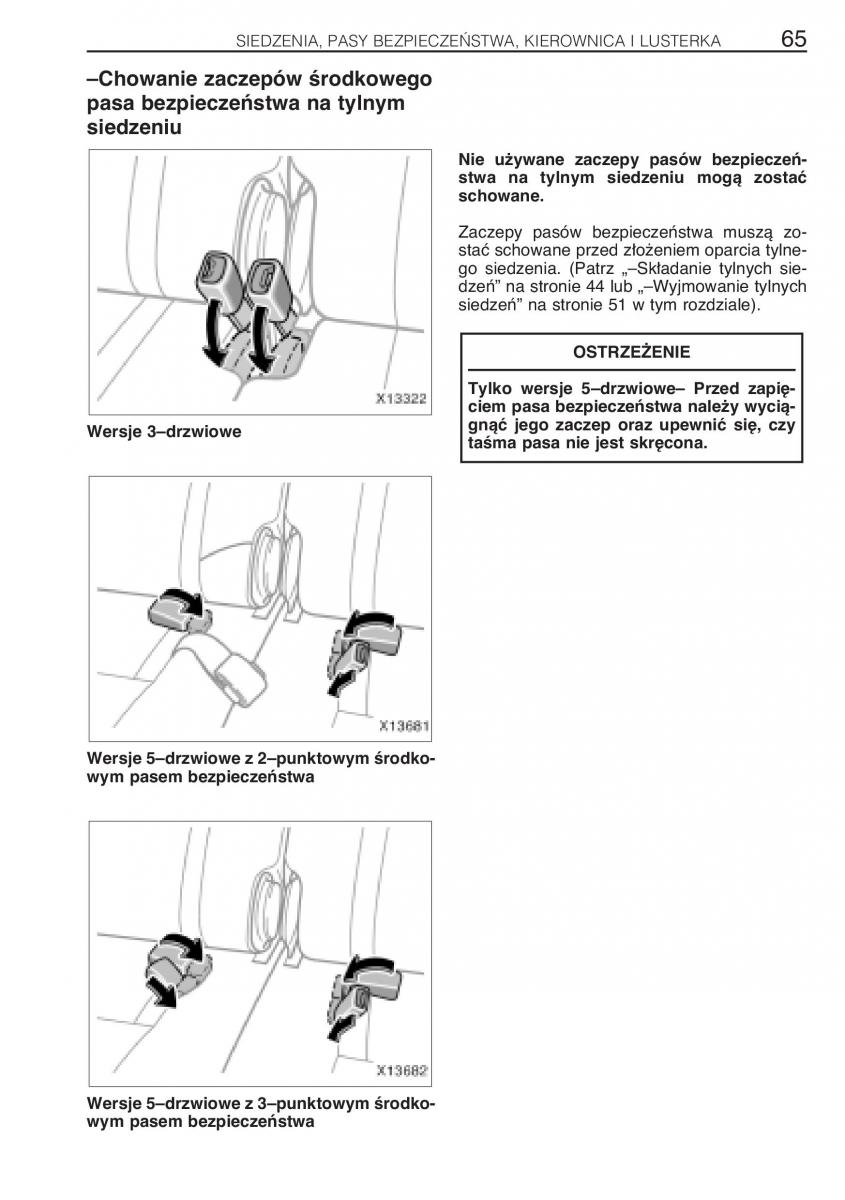 manual Toyota RAV4 Toyota Rav4 II 2 instrukcja / page 72