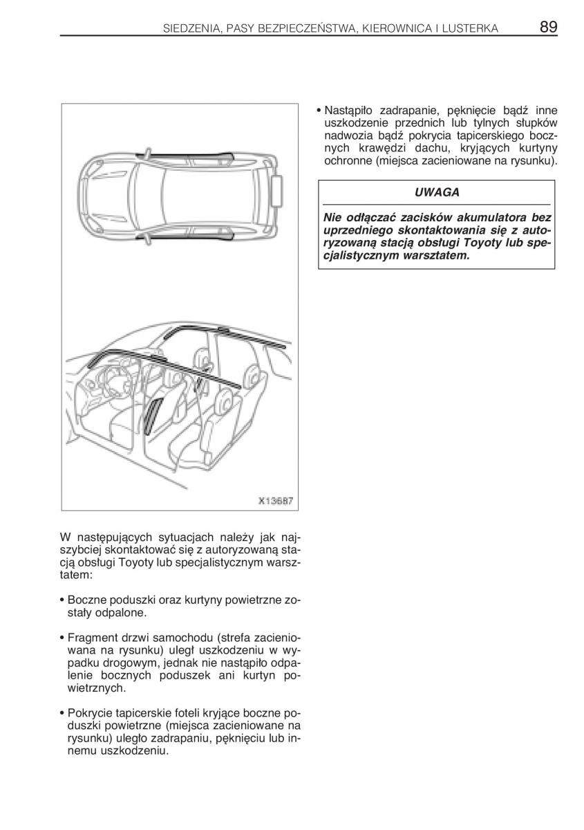 manual Toyota RAV4 Toyota Rav4 II 2 instrukcja / page 96