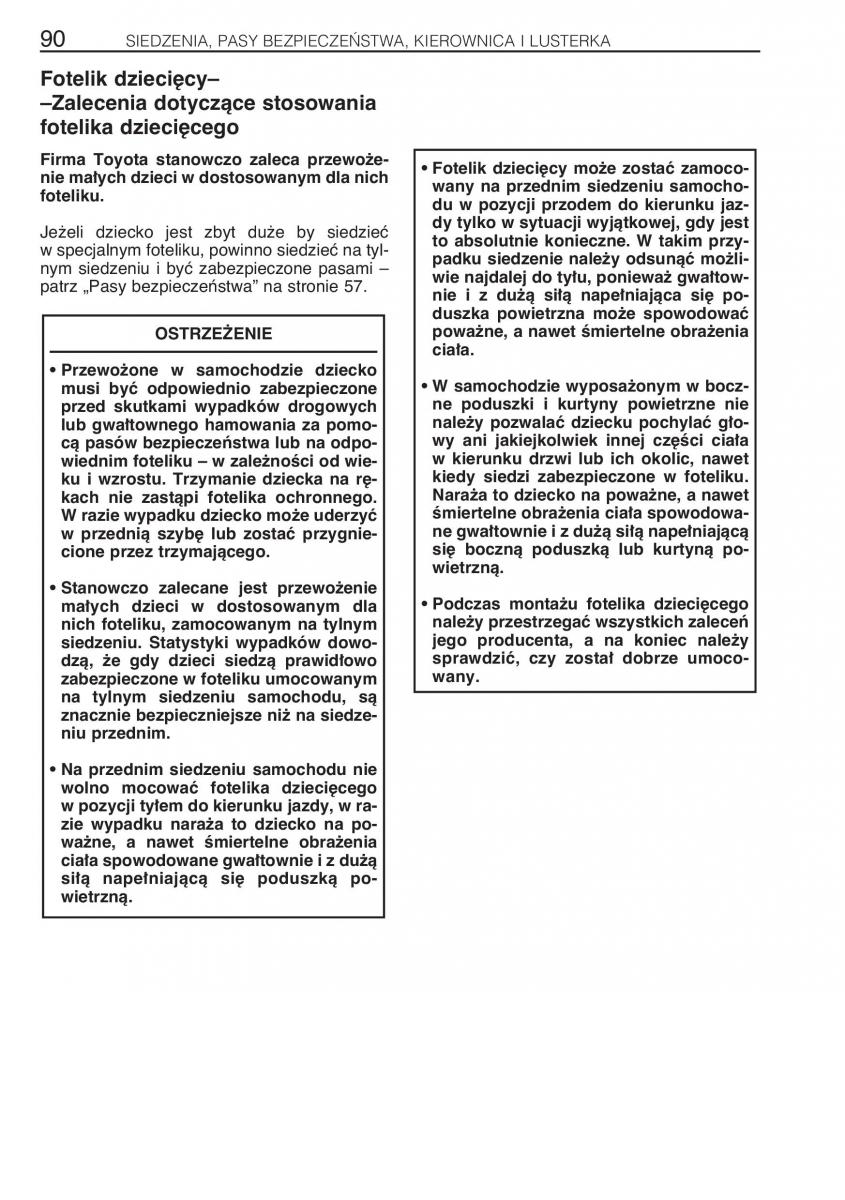 manual Toyota RAV4 Toyota Rav4 II 2 instrukcja / page 97