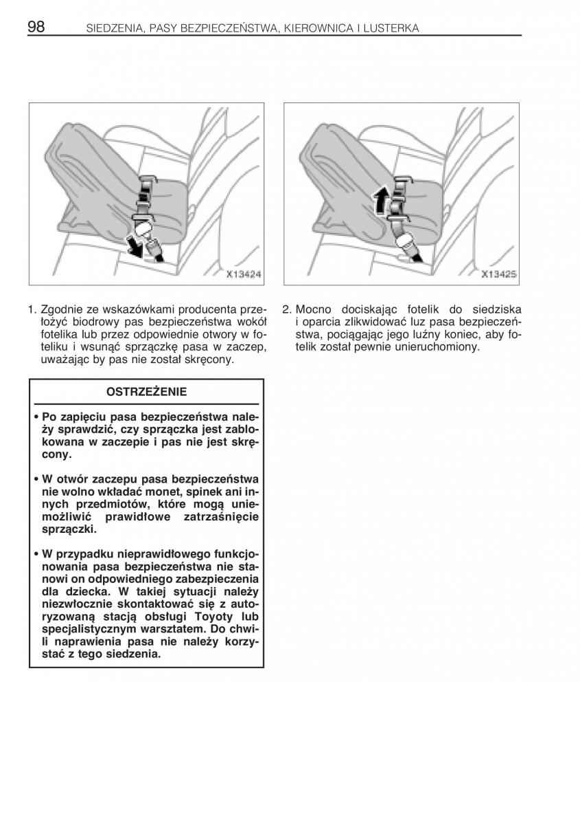 Toyota Rav4 II 2 instrukcja / page 105