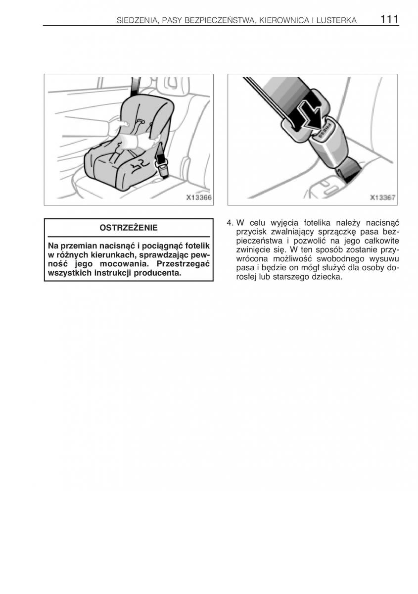 manual Toyota RAV4 Toyota Rav4 II 2 instrukcja / page 118