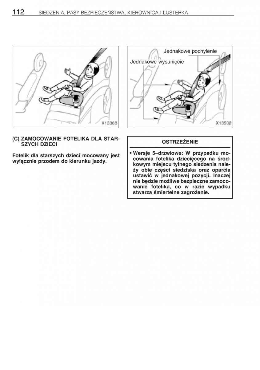 manual Toyota RAV4 Toyota Rav4 II 2 instrukcja / page 119