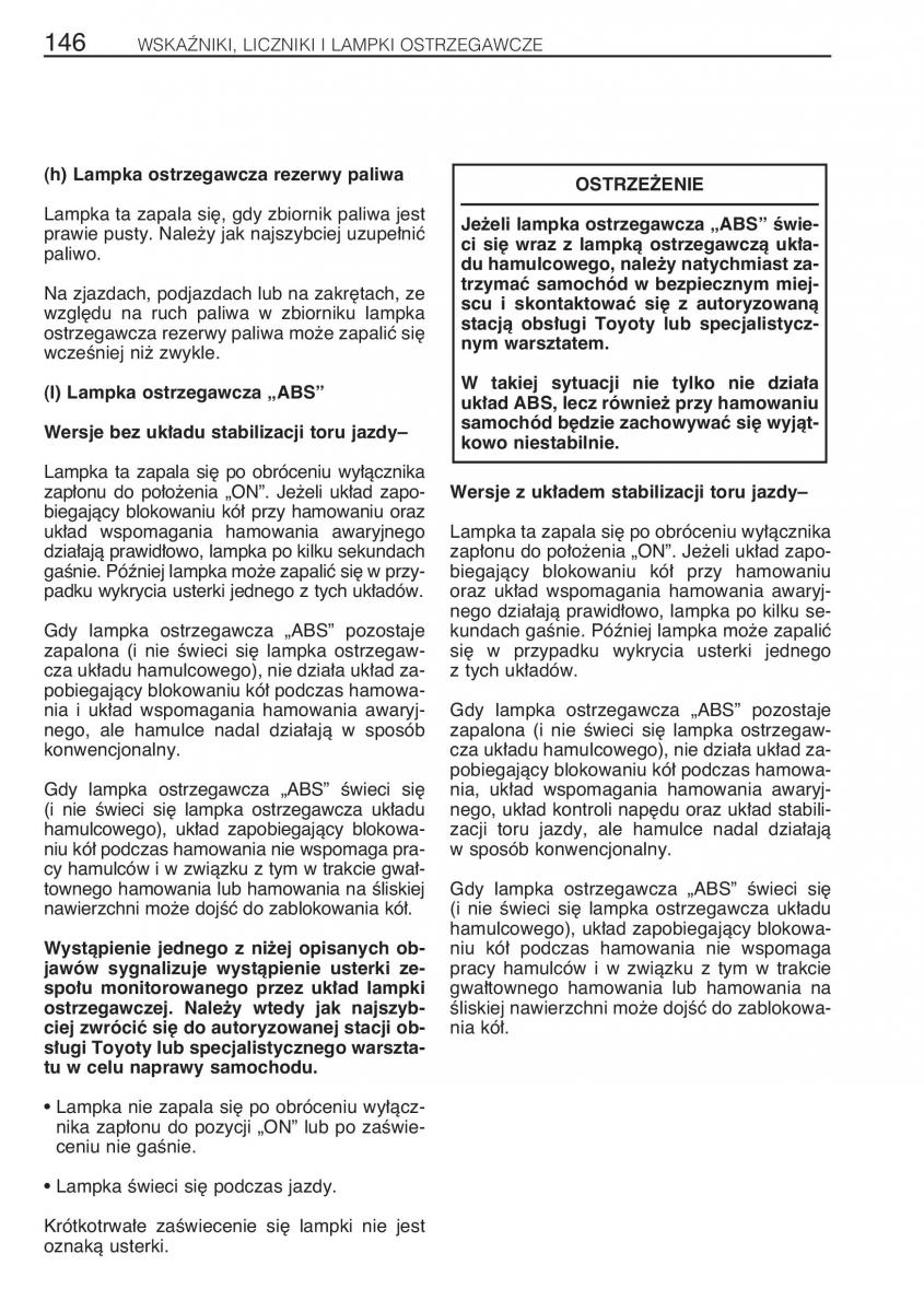 manual Toyota RAV4 Toyota Rav4 II 2 instrukcja / page 153