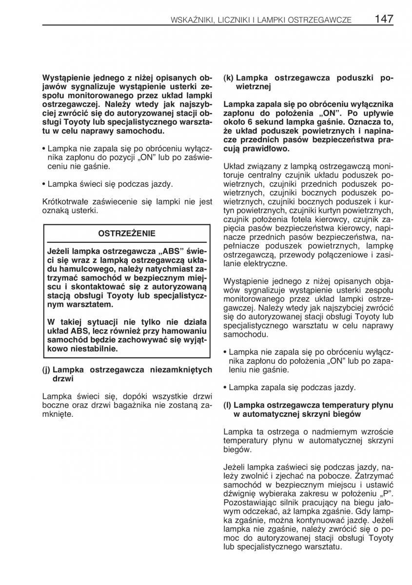 manual Toyota RAV4 Toyota Rav4 II 2 instrukcja / page 154