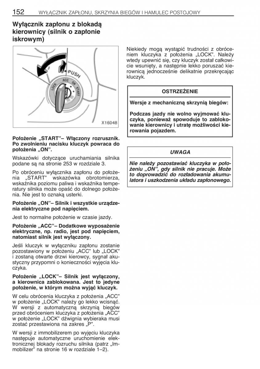 manual Toyota RAV4 Toyota Rav4 II 2 instrukcja / page 159