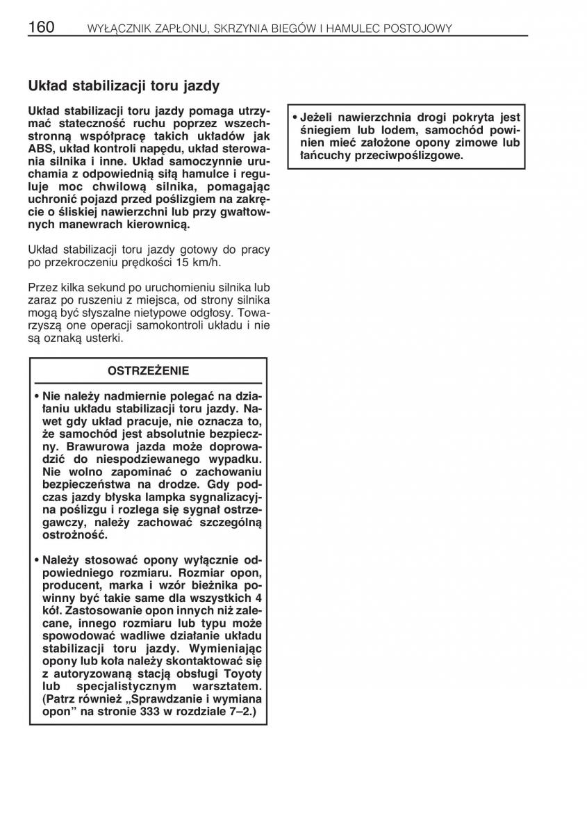 manual Toyota RAV4 Toyota Rav4 II 2 instrukcja / page 167