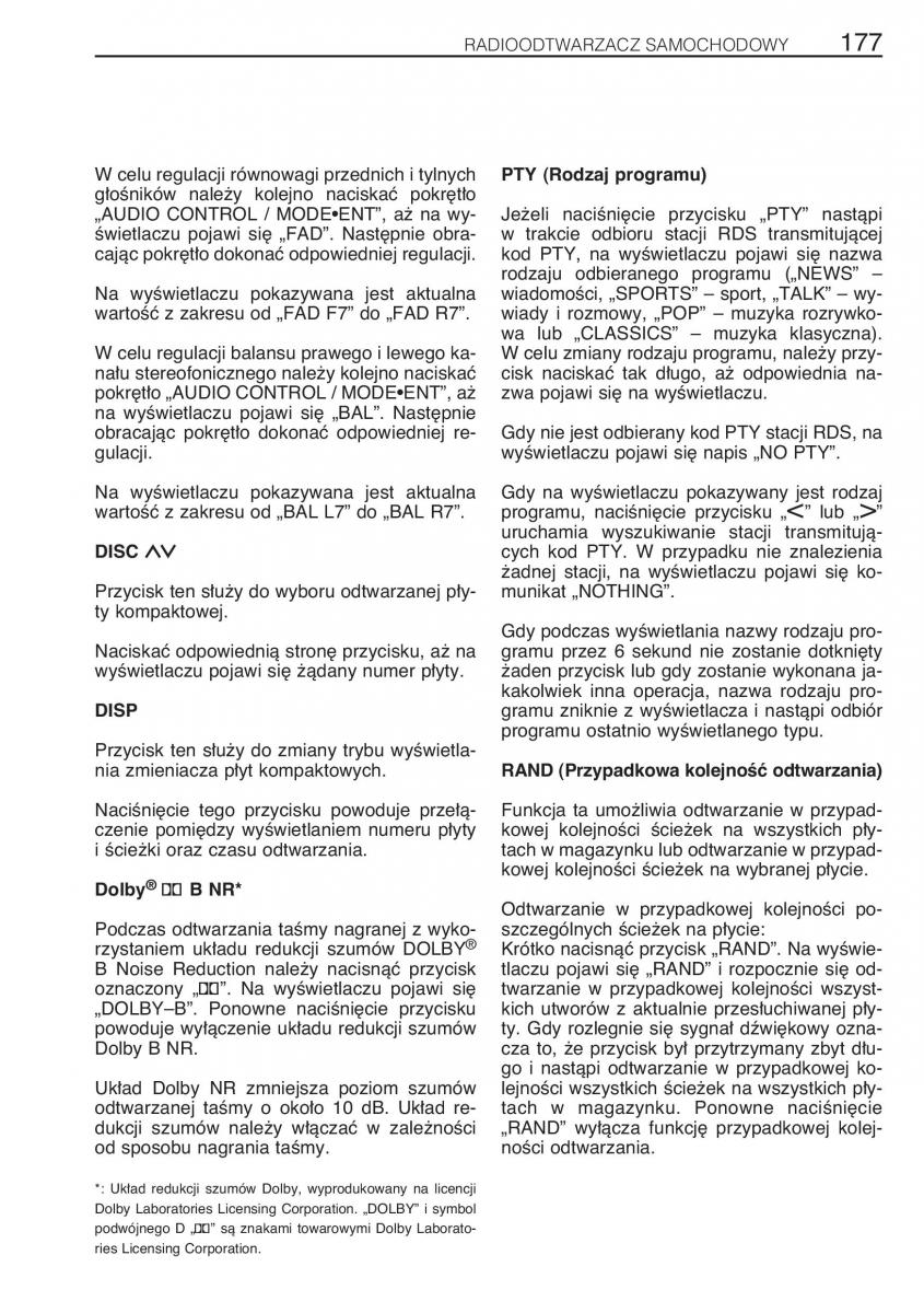 manual Toyota RAV4 Toyota Rav4 II 2 instrukcja / page 184